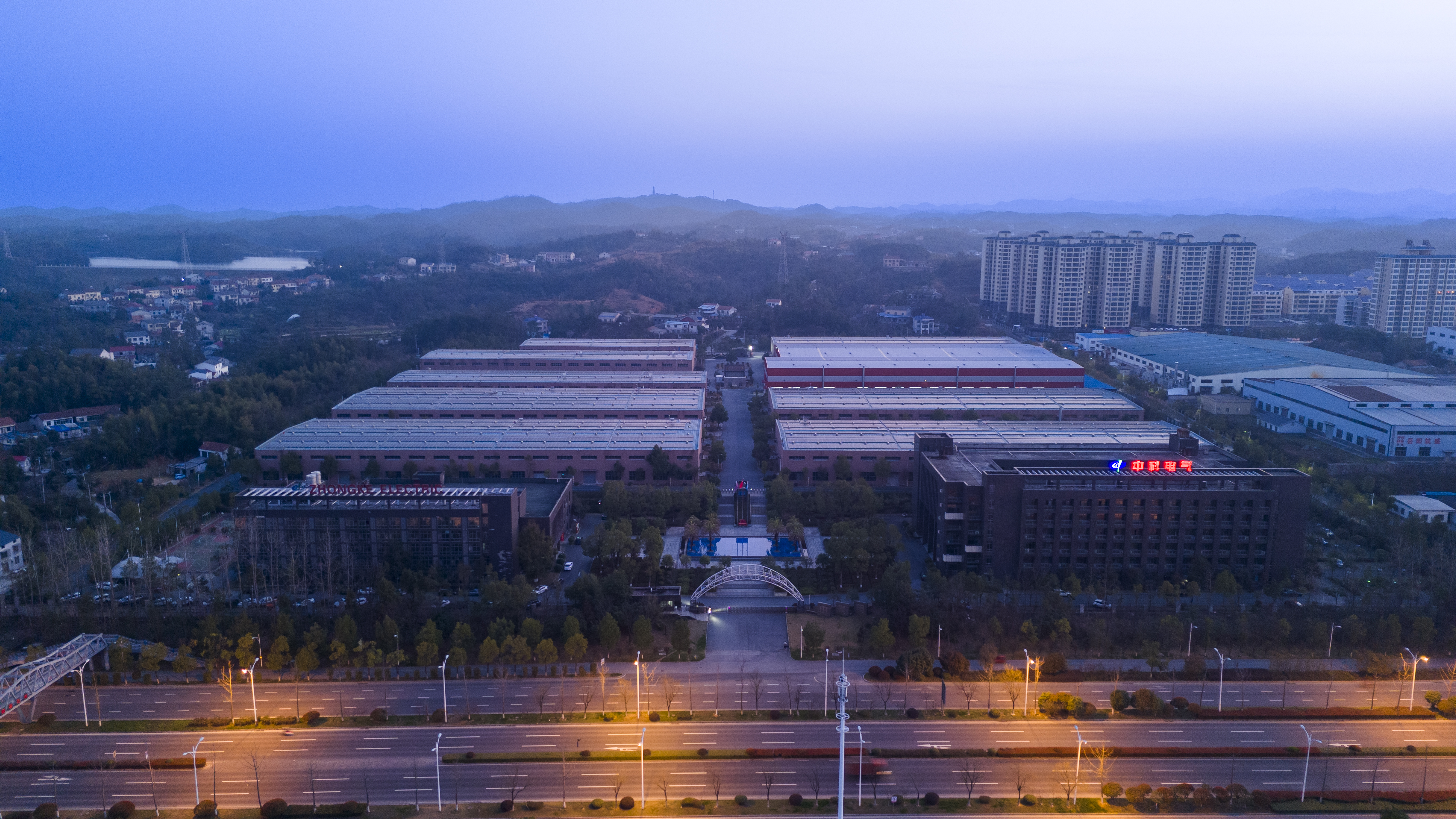 夜景俯视图 夜景俯视图