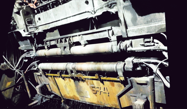 Agitador electromagnético en rollo de equipo metalúrgico de diseño óptimo para acero de colada continua