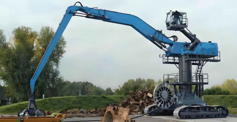 Carrete de cable eléctrico para el manejo de chatarra 