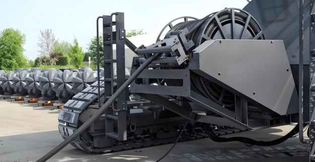 Carrete de cable motorizado